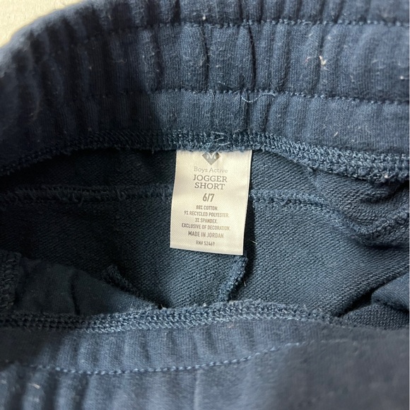 Heather Gray and Navy Casual Shorts - Picture 4 of 4